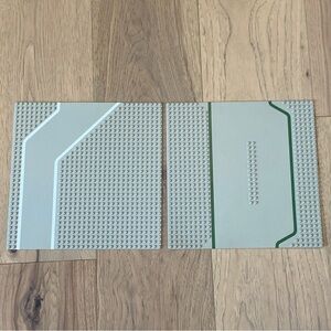 Lego 2 Pieces 10”x10” Road Base Plates For Set 6386 & 6378 Legoland Town System